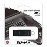 KINGSTON 32 GB USB3,2 BELLEK DTX/32GB SİYAH-BEYAZ