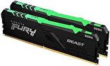 Kingston Fury Beast RGB 32 GB 3200 MHz DDR4 Ram (KF432C16BBAK2/32) 2X16GB