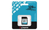 Kingston SDG4-128GB 128GB SDXC Canvas Go Plus Gen4 200MB-s C10 UHS-I U3 V30 Hafıza Kartı