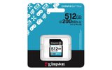 Kingston Sdg4-512Gb 512Gb Sdxc Canvas Go Plus Gen4 200Mb-S C10 Uhs-İ U3 V30 Hafıza Kartı