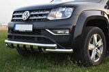Volkswagen Amarok 2010+ Off Road Krom Ön Koruma Ön Tampon Koruma Demiri Krom Glocity AQM4WD