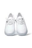 Kadın Günlük Rahat Comfort Taban  Spor Sneaker Ayakkabı BEYAZ