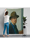 Edward Hopper Duvar Örtüsü - Self Portrait-7407