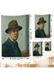 Edward Hopper Duvar Örtüsü - Self Portrait-7407