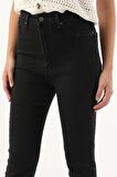 Kadın Antrasit Skinny Jean Pantolon