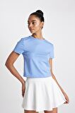 DeFactoFit Slim Fit Dar Kesim Bisiklet Yaka Arma Baskılı Sporcu Kısa Kollu Tişört C8369AX24HSPR457