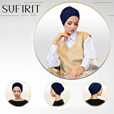 Sufirit Köprülü Bone - Tesettür Bone - Bone Eşarp- Hazır Bone Şal- Tasarım Bone Modelleri