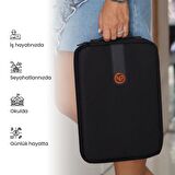 NPO AcePlus 15,6" Macbook,Apple Ipad Uyumlu,Ultra Korumalı Notebook & Tablet Kılıfı/Çantası-Siyah