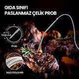 ThermoPro TP06B Çelik Proplu Dijital Profesyonel Gıda Pişirme Termometresi
