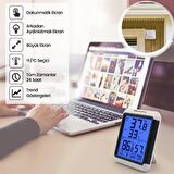 ThermoPro TP65 Dokunmatik Işıklı Geniş Ekran İç ve Dış Mekan (Sensörlü) Dijital Sıcaklık ve Nem Ölçer