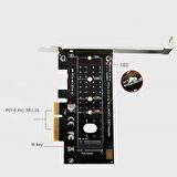 Ancheyn Pcı-e Pcı Express 3.0 Kartı X4 To Nvme M.2 Ssd Ve Ngff Ssd M Key Pcıe 4446