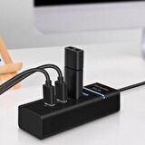 Ancheyn 4 Port USB 3.0 Çoğaltıcı Çoklayıcı Hub Switch Çoklu Cihaz 4360