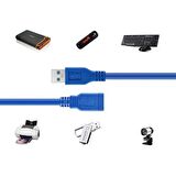 Ancheyn USB 3.0 HDD Harddisk Uzatma ve Veri Ara Bağlantı Kablosu 1.5M 4288
