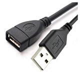 Ancheyn USB Uzatma Kablosu ve Veri Ara Bağlantı Kablosu 10 M Dişi Erkek