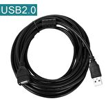 Ancheyn USB Uzatma Kablosu ve Veri Ara Bağlantı Kablosu 10 M Dişi Erkek