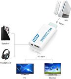 Ancheyn Nintendo Wii için HDMI Tv Kablo Çevirici Dönüştürücü Adaptör 4542