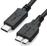 Ancheyn USB Type-C To Micro USB 3.0 Taşınabilir HDD Hard Disk Kablosu 50 cm 5240