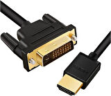 Ancheyn Hdmi To Dvi 24+1 Çevirici Çift Yönlü Monitör Kablosu 3 Metre 4633