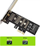Ancheyn Pci-e Express 3.0 To Nvme Ssd M.2 M Key Çevirici Kart 5225
