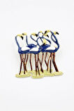 Flamingo Broş - Mavi