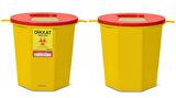 Safell Plastik Tıbbi Atık Kutusu - Tıbbi Atık Kovası - 10Lt