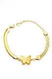 Kelebek Bileklik - Altın Rengi
