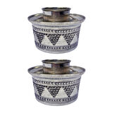 2’li Salkım Desenli Bakır Ehli Keyif