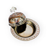 Çift Renkli İşlemeli Bakır Pilavlık No: 1