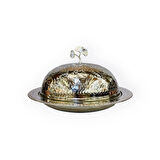 Nikel Kaplama İşlemeli Bakır Pilavlık No: 2