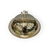 Nikel Kaplama İşlemeli Bakır Pilavlık No: 2