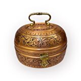 Skoç  Eskitme Bakır İşlemeli Kildanlık