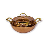 Dövme Bakır Trabzon Güveci 18 cm