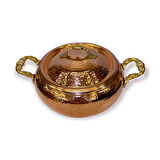 Dövme Bakır Trabzon Güveci 18 cm