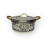 Oyma İşlemeli Dik Tencere No:2