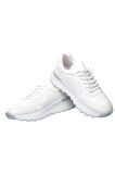 Kadın Bağcıklı Kolay Giyilebilir Mevsimlik Sneaker Spor Ayakkabı BEYAZ