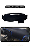 Opel Zafira (1999-2003) Torpido Koruma  Halısı -  Siyah Kenar
