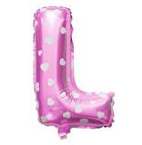 FOLYO BALON L HARF PEMBE KALPLİ 40CM