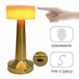 UpWay Ayarlanabilir LED Işıklı Dokunmatik Şarjlı Dekoratif Modern Masa Lambası