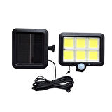 Upway Güneş Enerjili Sensörlü 800 LM 120 Led Lamba - İç ve Dış Mekan Solar Aydınlatma