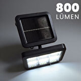 Upway Güneş Enerjili Sensörlü 800 LM 120 Led Lamba - İç ve Dış Mekan Solar Aydınlatma