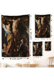 Caravaggio - Aziz Andrew'un Çarmıha Gerilmesi Duvar Örtüsü - The Crucifixion of Saint Andrew-7424