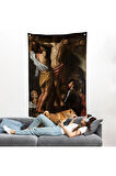 Caravaggio - Aziz Andrew'un Çarmıha Gerilmesi Duvar Örtüsü - The Crucifixion of Saint Andrew-7424