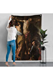 Caravaggio - Aziz Andrew'un Çarmıha Gerilmesi Duvar Örtüsü - The Crucifixion of Saint Andrew-7424