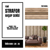 Ramsoy Ahşap Desen Strafor Panel 100x50 cm - Model LM-26