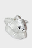 Kadın Sevimli Kedi Figürlü Peluş Panduf GRİ