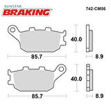 SİNTERLİ ARKA FREN BALATASI / YAMAHA / YZF R7 / 700cc / ARKA / 2022-2023