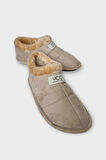 Unisex İçi Yünlü Kışlık Ev Ayakkabısı Panduf BEJ