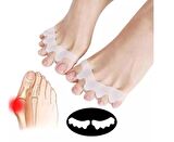 Ayak 5 Parmak Ayıran Silikon Bunyon Makara Halluks Valgus Ayırıcı