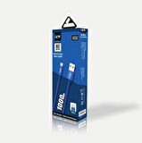 Linktech K552 Safe TYPE-C Metal Başlı 1Metre Şarj Data Kablosu