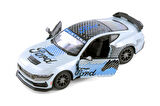 Kinsmart 2024 Ford Mustang Dark Horse Livery Edition Diecast Model Araba